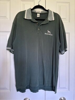 Green Vintage Great Dane Short-Sleeve Polo 👕